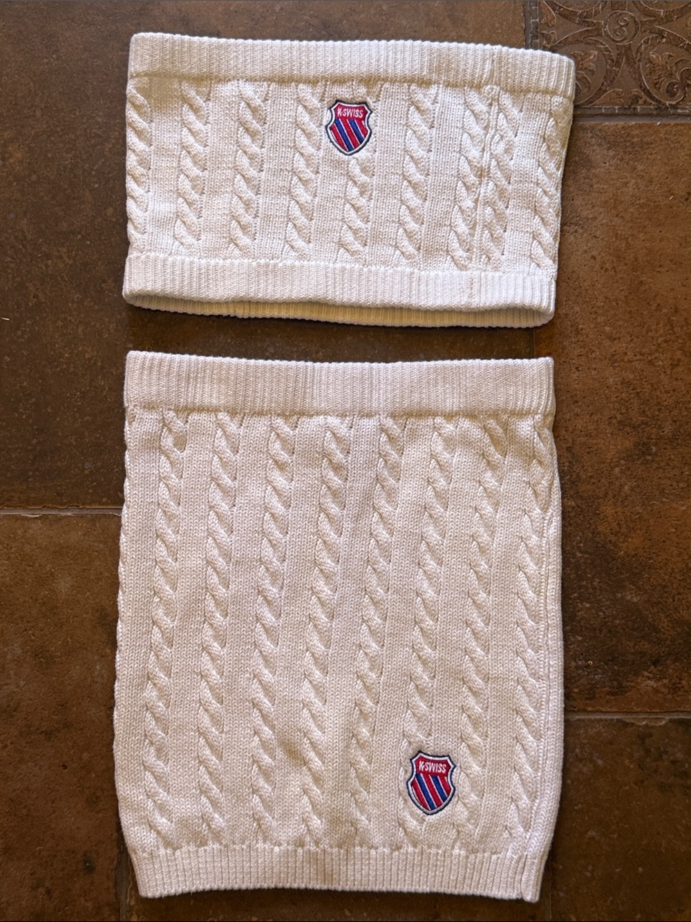 K-Swiss Forever 21 Collab Y2K Knit sweater Skirt Top Set Tennis Preppy Small